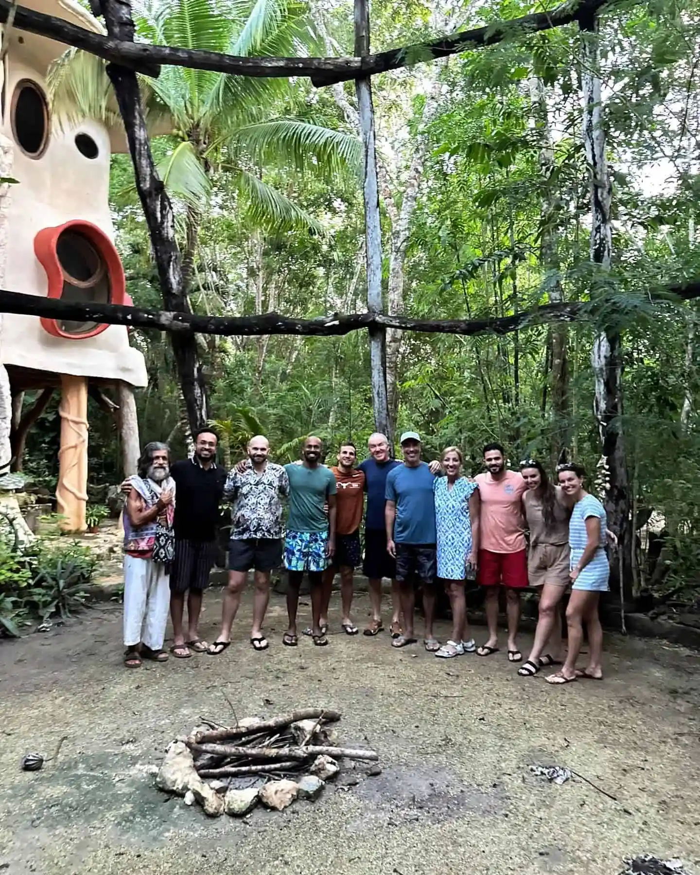 Group-Retreat.-Jungle-cenote-dinnerJPG Jungle Dinner After Cenote